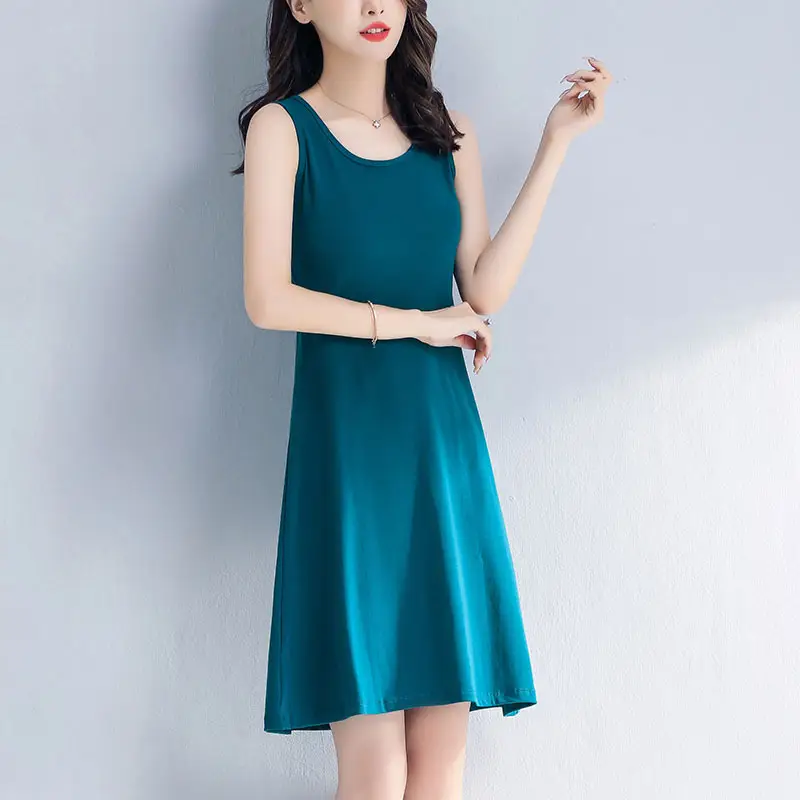 White Slim Fit Sling Dress for Women - Image 16