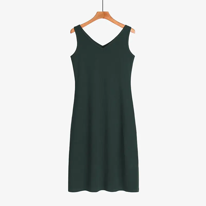 White Slim Fit Sling Dress for Women - Image 20