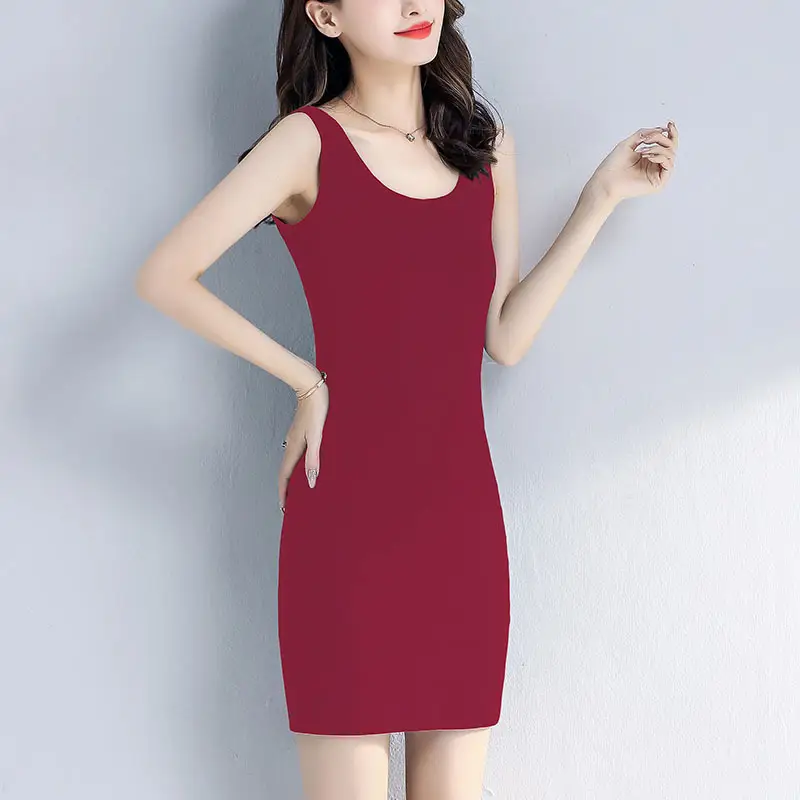 White Slim Fit Sling Dress for Women - Image 8