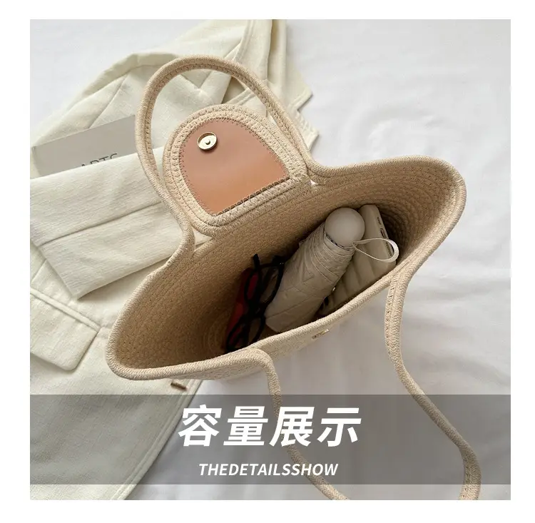 Woven Straw Shoulder Bag 2023 Summer New Style — feature 6