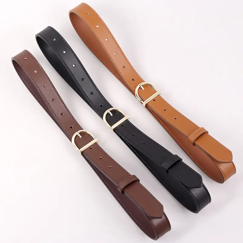 Women Genuine Leather Belt 3 Colors Vintage Style - Image 5