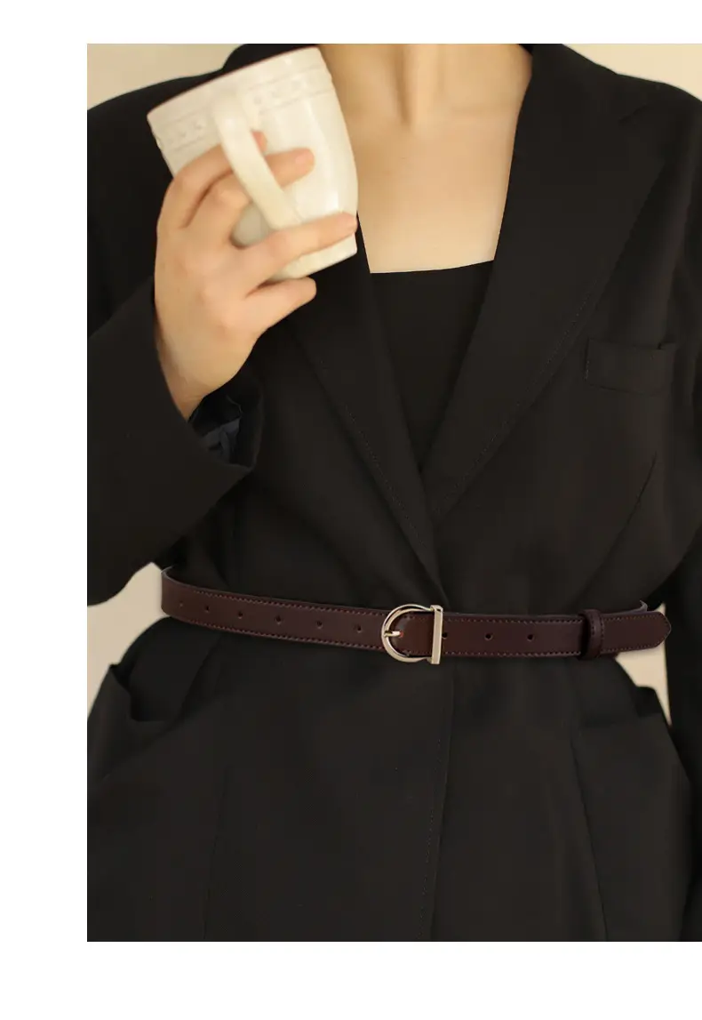 Women Genuine Leather Belt 3 Colors Vintage Style — feature 30