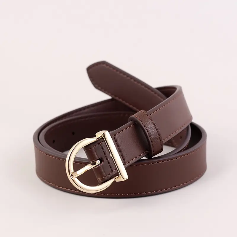 Women Genuine Leather Belt 3 Colors Vintage Style - Image 3