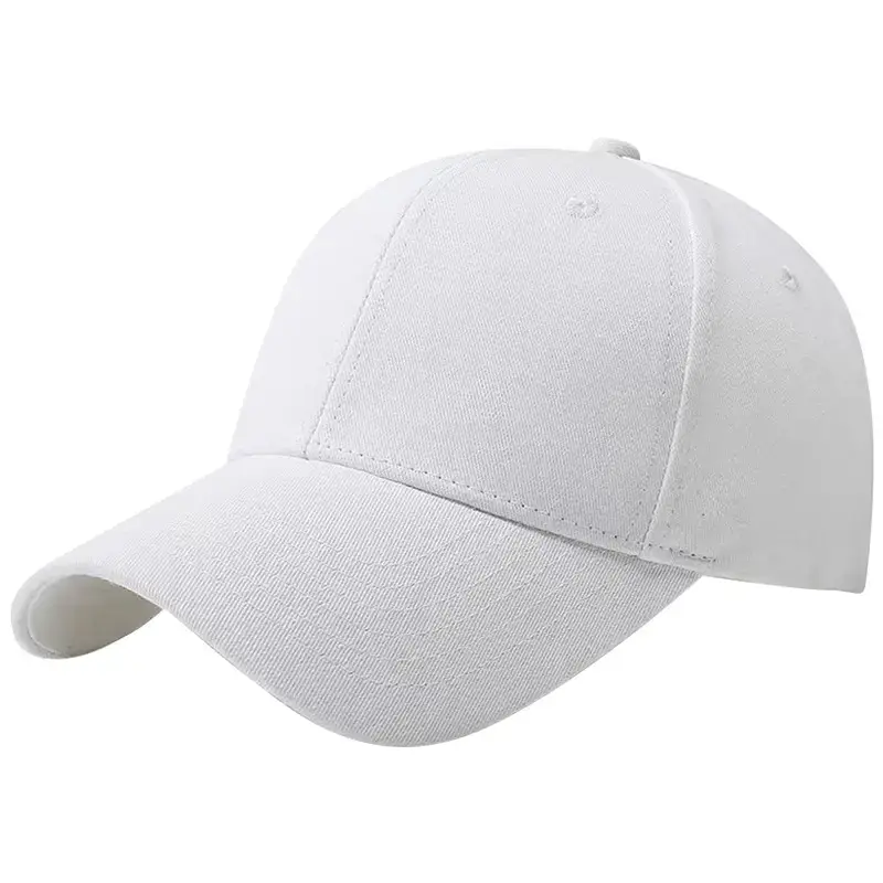 Black Unisex Pure Cotton Baseball Cap with Cross-Border Embroidery - Image 2
