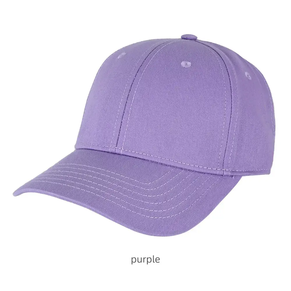 Black Unisex Pure Cotton Baseball Cap with Cross-Border Embroidery - Image 29