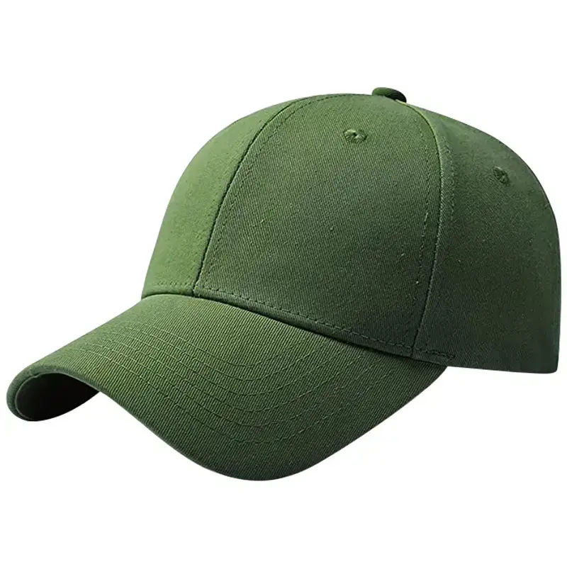 Black Unisex Pure Cotton Baseball Cap with Cross-Border Embroidery - Image 4