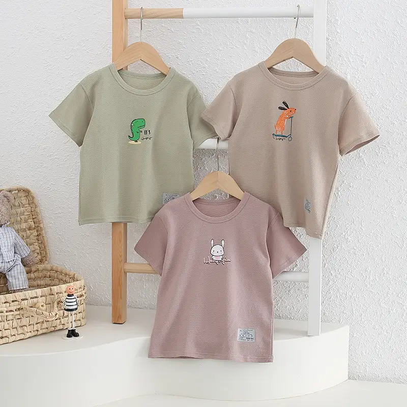 Boys Pure Cotton Summer T-Shirt Short Sleeve 2026 - Image 10