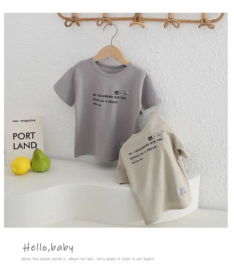 Boys Pure Cotton Summer T-Shirt Short Sleeve 2026 — feature 17