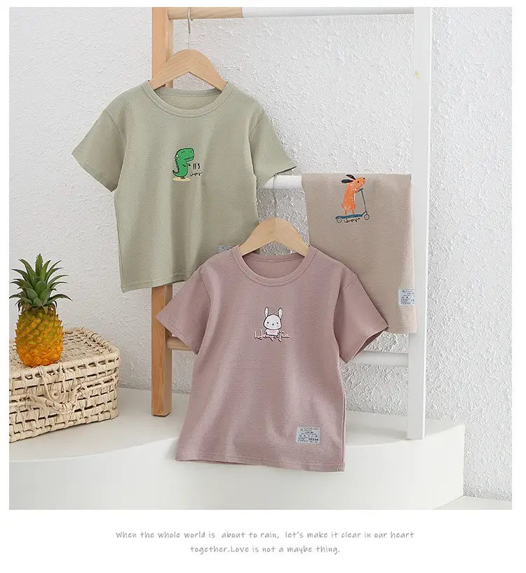 Boys Pure Cotton Summer T-Shirt Short Sleeve 2026 — feature 19