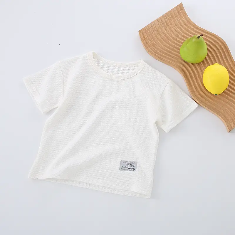 HSJ short-sleeved single T-small white T