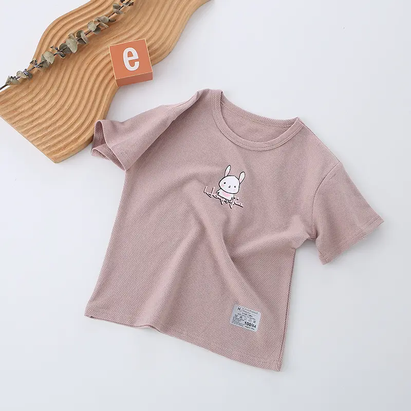 Boys Pure Cotton Summer T-Shirt Short Sleeve 2026 - Image 2