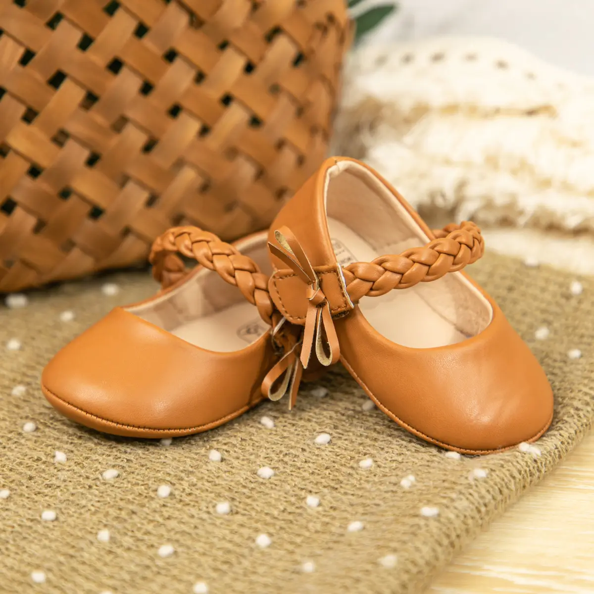 Cross-Border Bow Shallow Sole Princess Shoes for Toddlers — feature 11