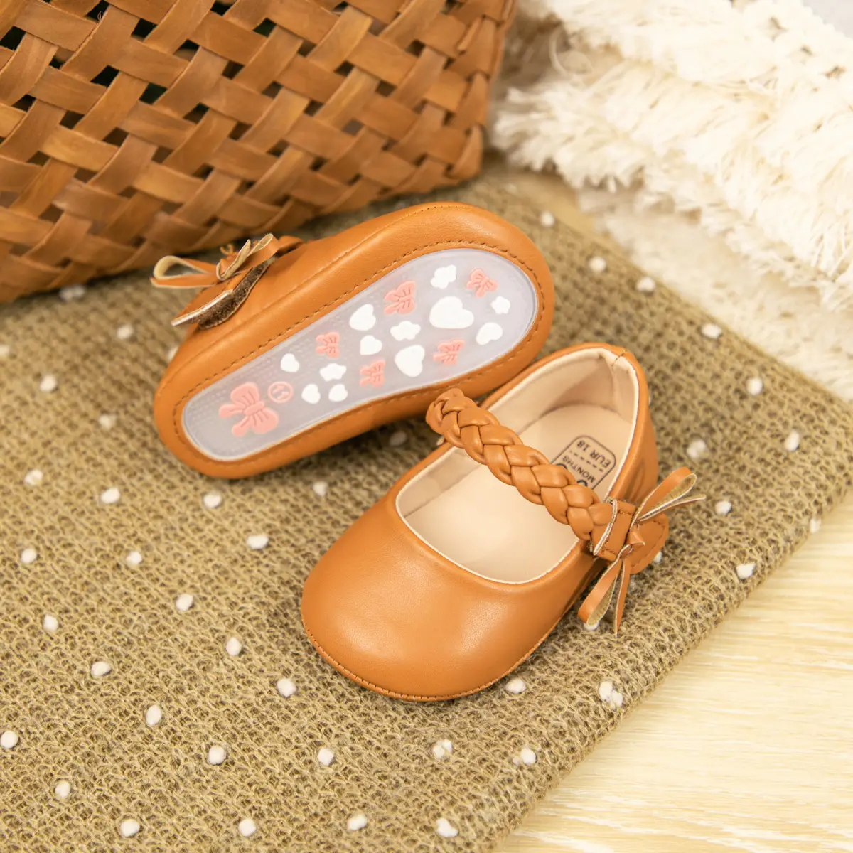 Cross-Border Bow Shallow Sole Princess Shoes for Toddlers — feature 12