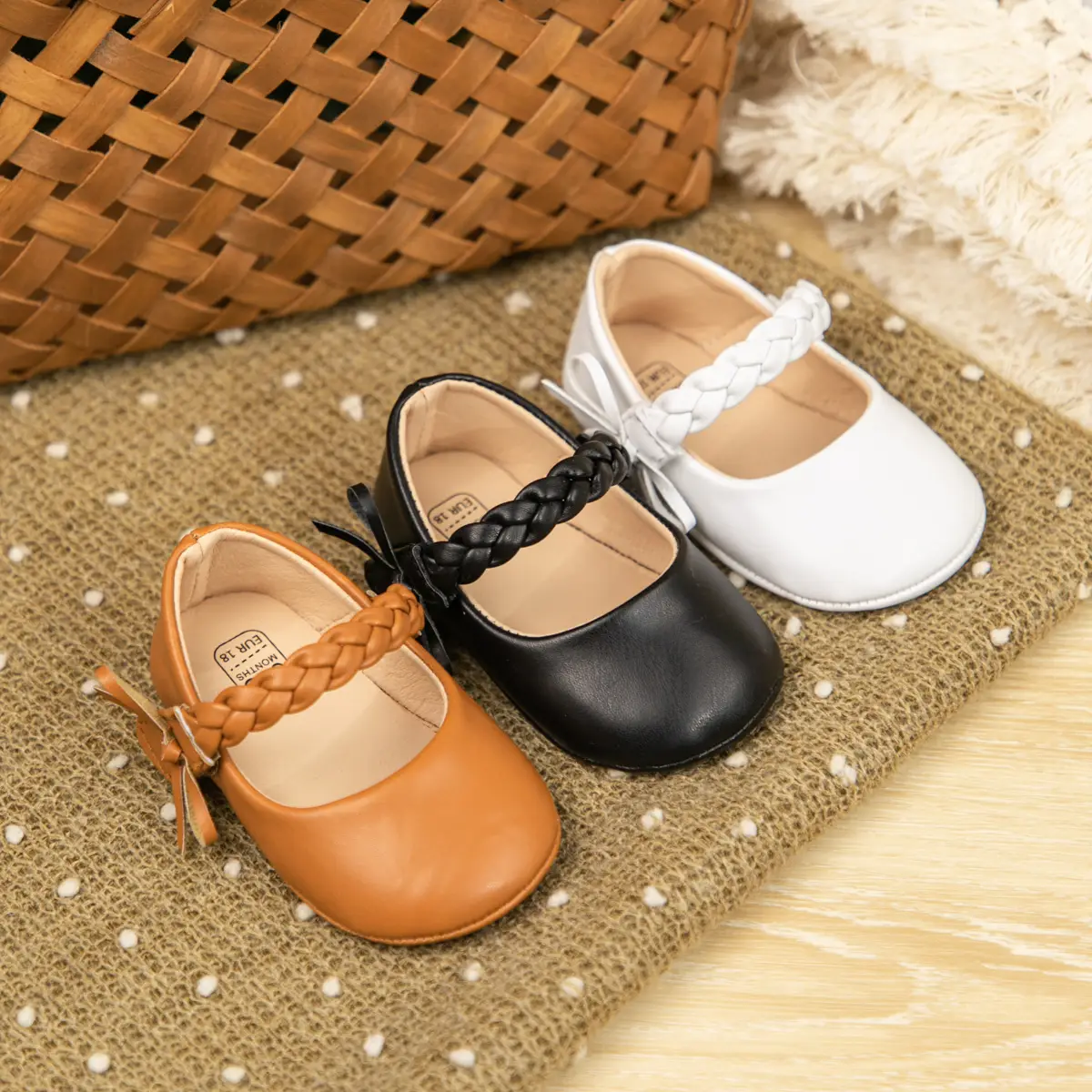 Cross-Border Bow Shallow Sole Princess Shoes for Toddlers — feature 4