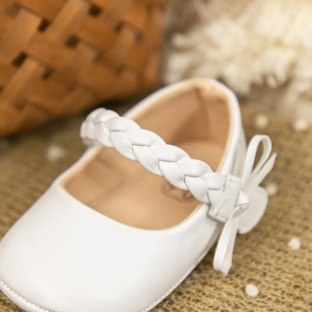 Cross-Border Popular Versatile Bow Shallow Mouth Princess Shoes Pu Leather Baby Shoes Soft Sole Toddler Shoes Baby Shoes Wholesale — feature 7