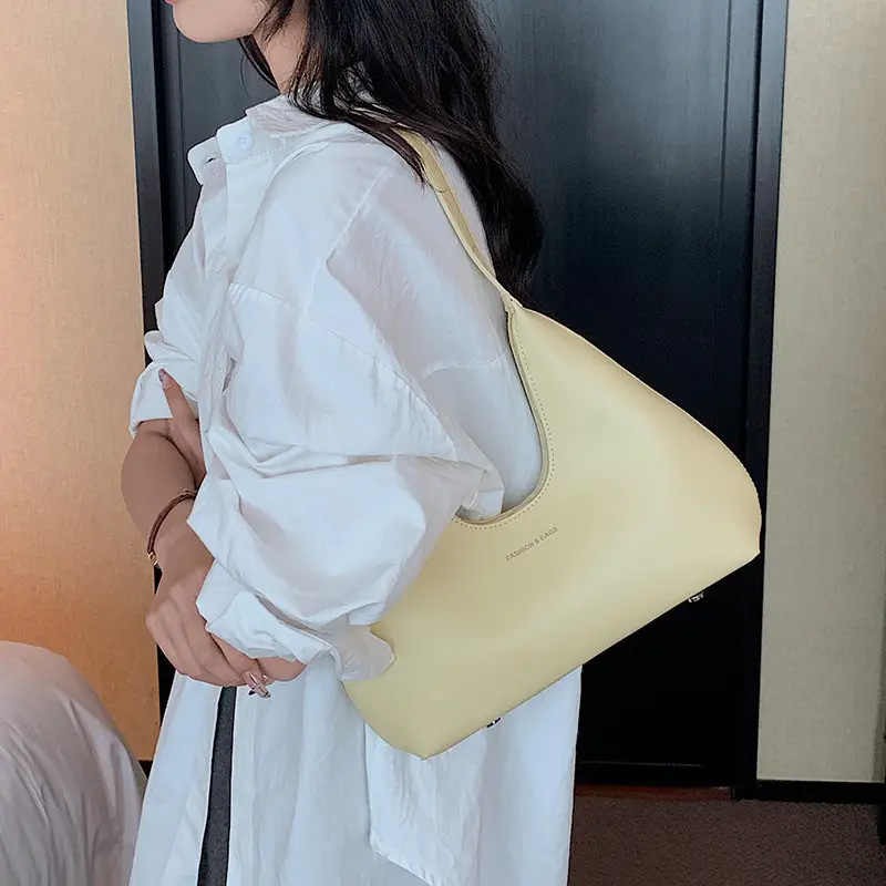 Women's White Triangle Shoulder Bag Large Capacity 2025 - Image 8