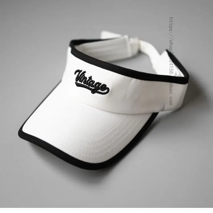Women's Red Vintage Logo Sports Visor Cap - Image 10