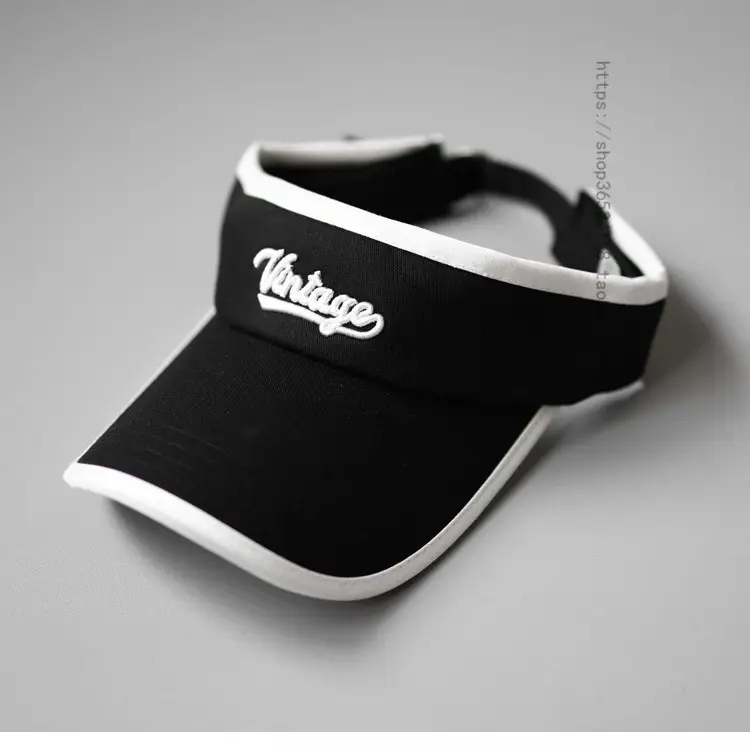 Women's Red Vintage Logo Sports Visor Cap - Image 11