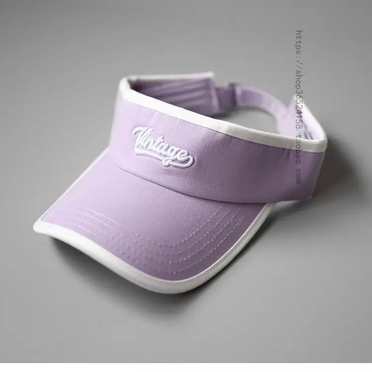 Women's Red Vintage Logo Sports Visor Cap - Image 12