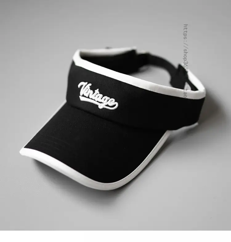 Women's Red Vintage Logo Sports Visor Cap — feature 4