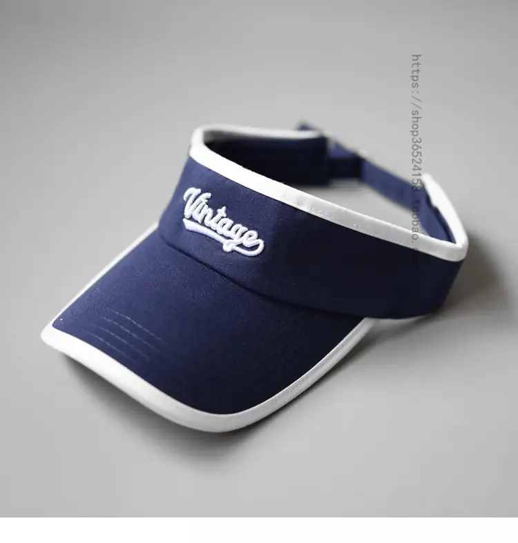 Women's Red Vintage Logo Sports Visor Cap — feature 7