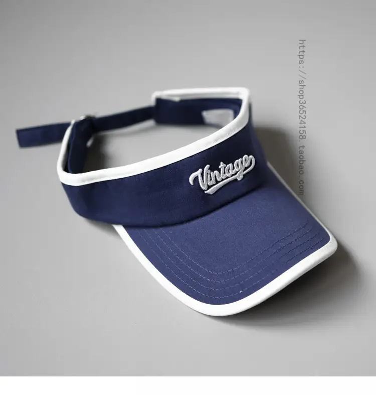 Women's Red Vintage Logo Sports Visor Cap — feature 8