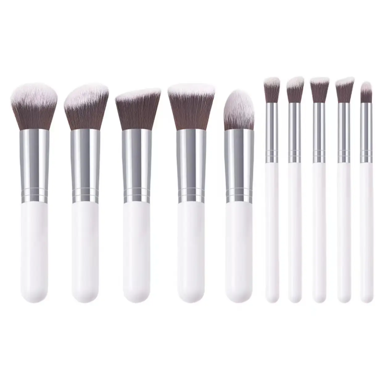 10 PCS Pink Makeup Brushes Set for Blush Foundation β feature 3