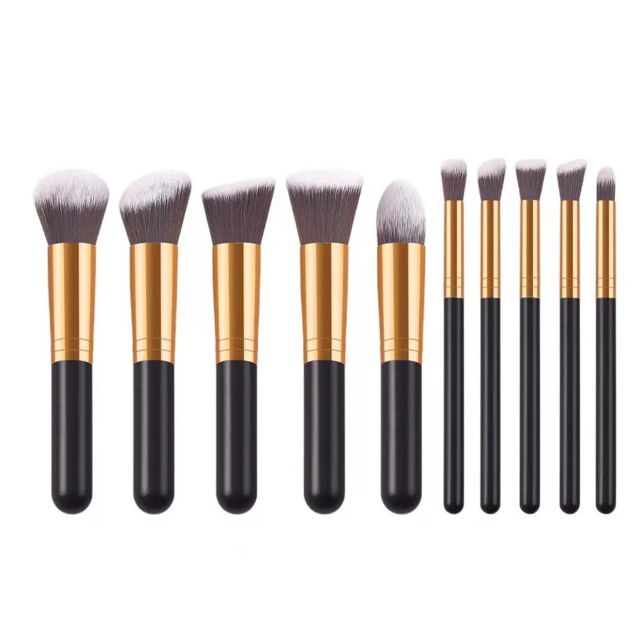 10 PCS Pink Makeup Brushes Set for Blush Foundation β feature 4