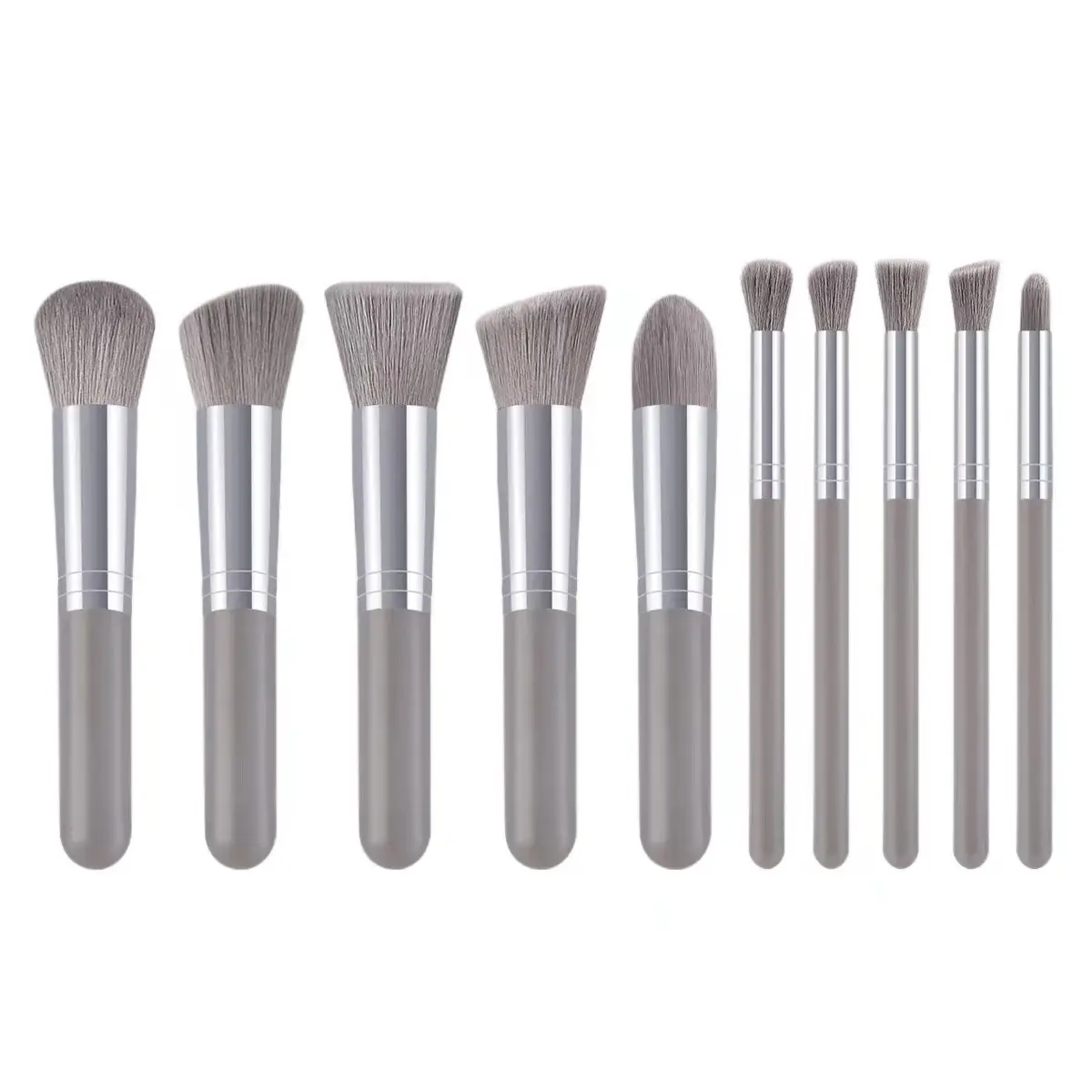 10 PCS Pink Makeup Brushes Set for Blush Foundation β feature 8