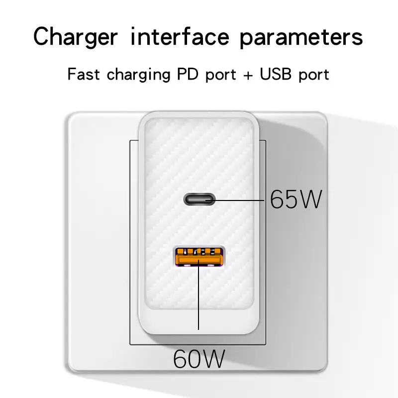 65W Gallium Nitride Charger for Mobile & Laptop - Image 8