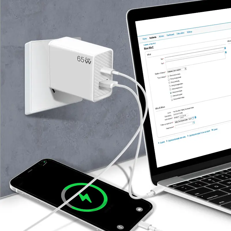 65W Gallium Nitride Charger for Mobile & Laptop - Image 9