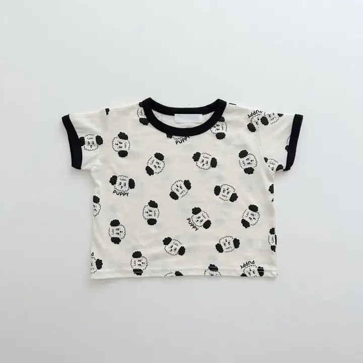 Baby Cotton Shorts Set Pink Bow Print — feature 7