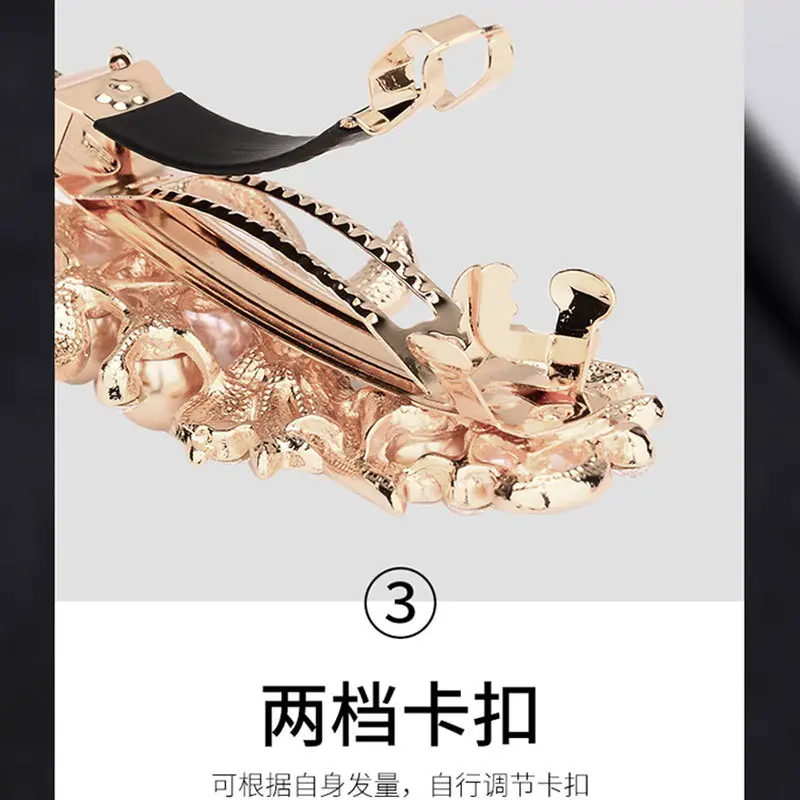 Pearl & Crystal Hairpin for Women Large - Image 4