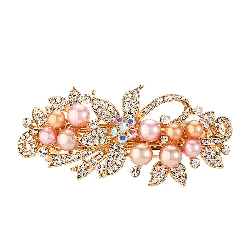 Pearl & Crystal Hairpin for Women Large - Image 2