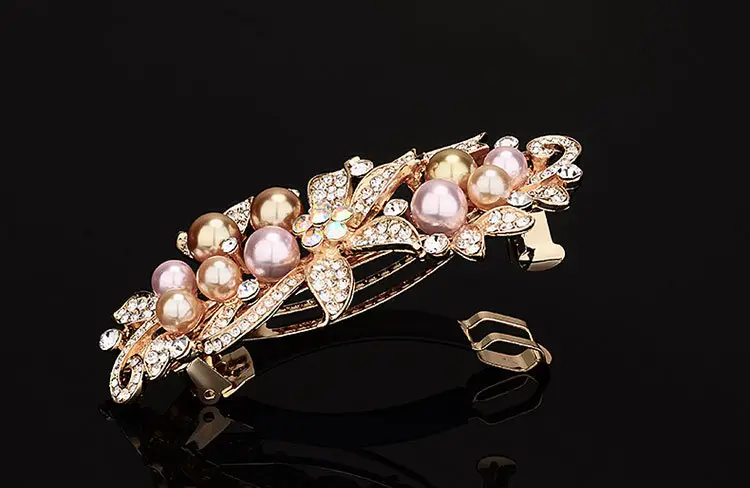 Pearl & Crystal Hairpin for Women Large — feature 14