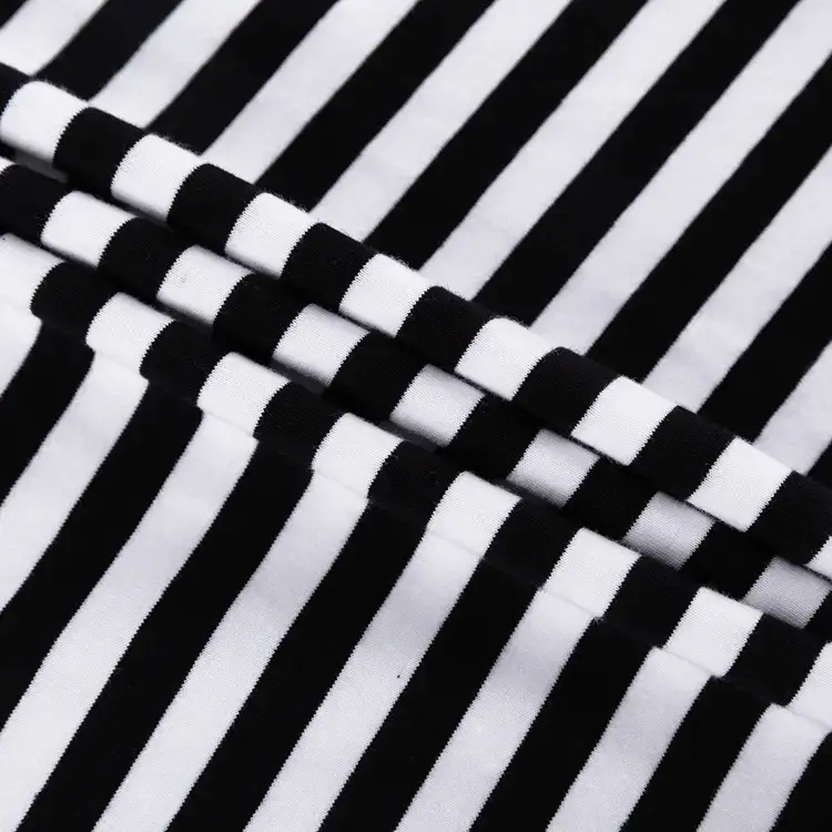 Women Striped Cold Shoulder Top Long Sleeve Off-Shoulder — feature 14