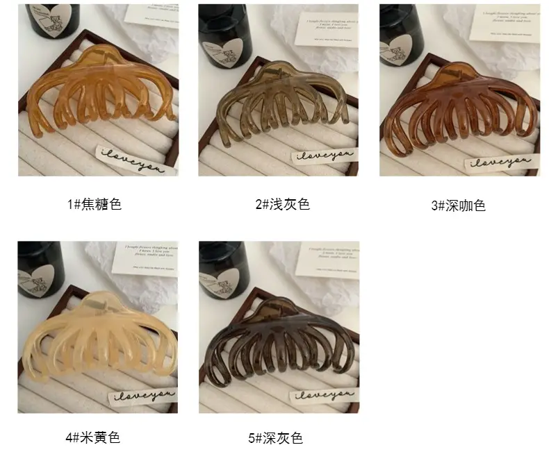 Large Jellyfish Hairpin with Long Teeth for Women — feature 24