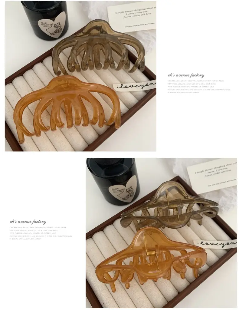 Large Jellyfish Hairpin with Long Teeth for Women — feature 26