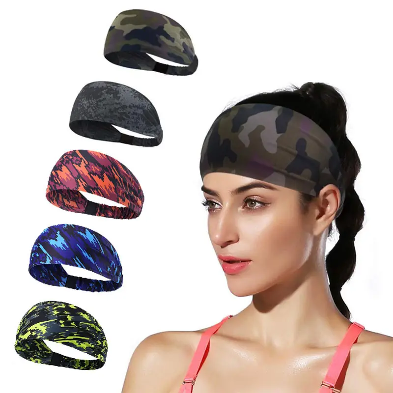 Women's Anti-Sweat Running Headband with Colorful Designs - Image 14