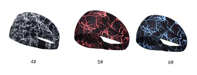 Women's Anti-Sweat Running Headband with Colorful Designs — feature 13
