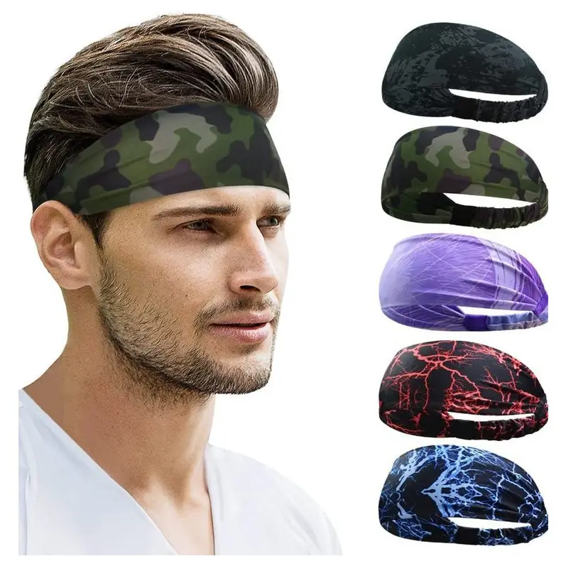 Women's Anti-Sweat Running Headband with Colorful Designs — feature 6