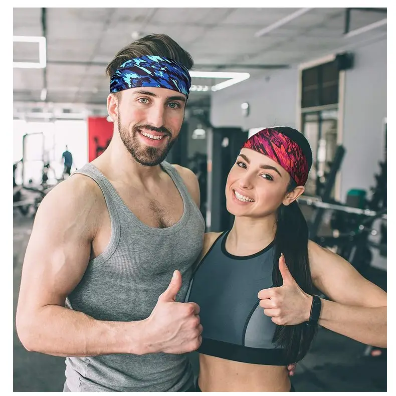 Women's Anti-Sweat Running Headband with Colorful Designs — feature 7