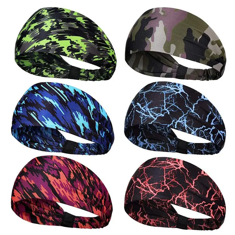 Women's Anti-Sweat Running Headband with Colorful Designs — feature 9