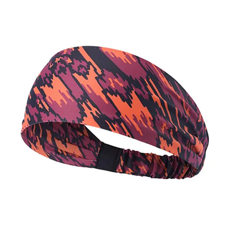 Women's Anti-Sweat Running Headband with Colorful Designs - Image 2