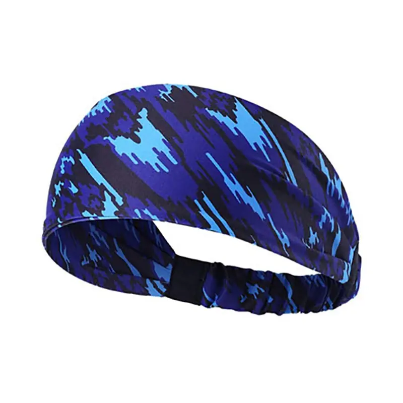 Women's Anti-Sweat Running Headband with Colorful Designs - Image 3