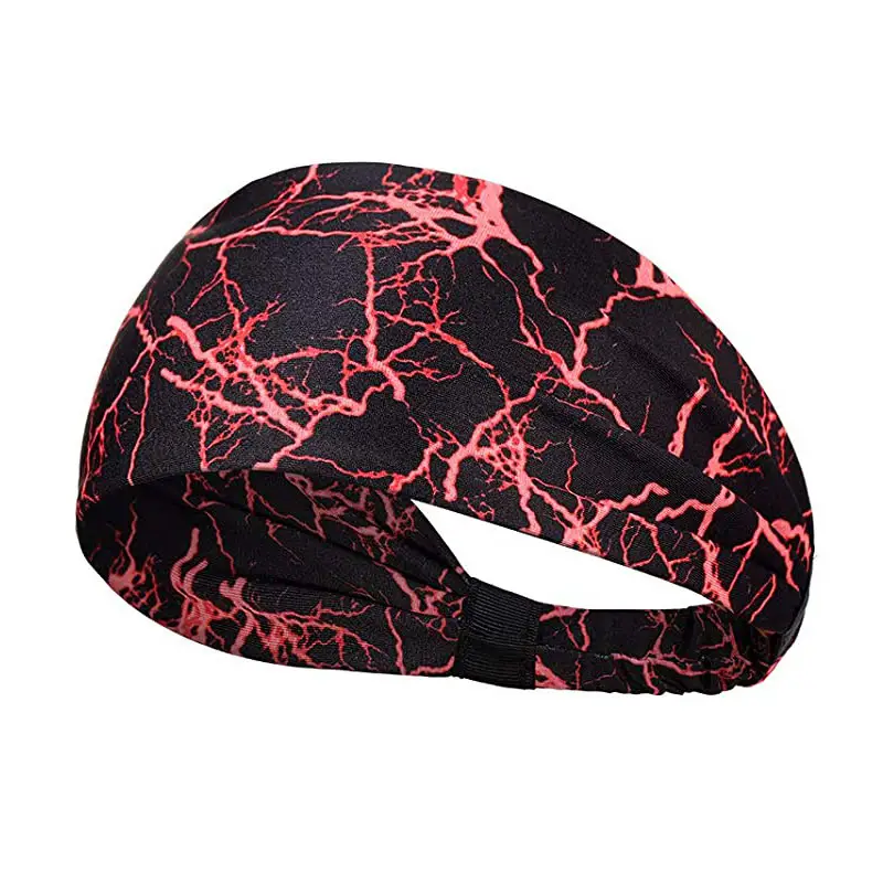 Women's Anti-Sweat Running Headband with Colorful Designs - Image 5