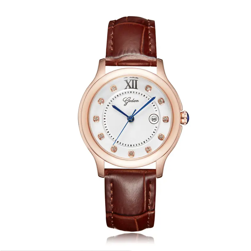 Diamond Encrusted Women's Quartz Watch Silver - Image 5