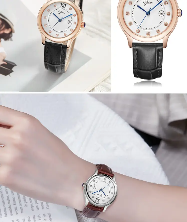 Diamond Encrusted Women's Quartz Watch Silver — feature 10