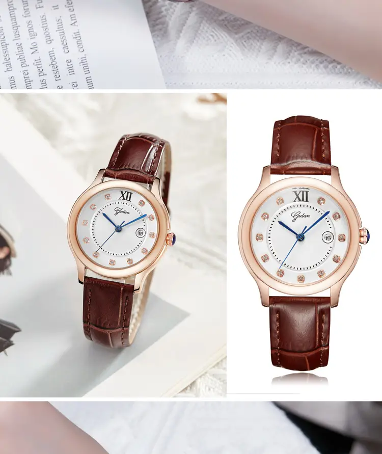 Diamond Encrusted Women's Quartz Watch Silver — feature 7