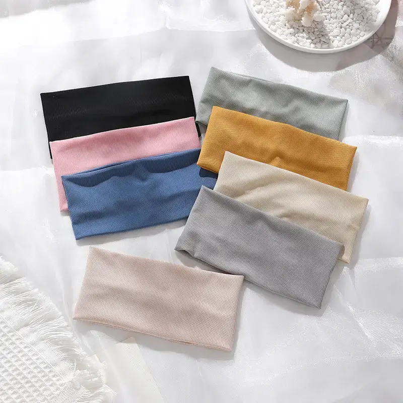 Blue Knitted Hair Band for Women 28g — feature 1